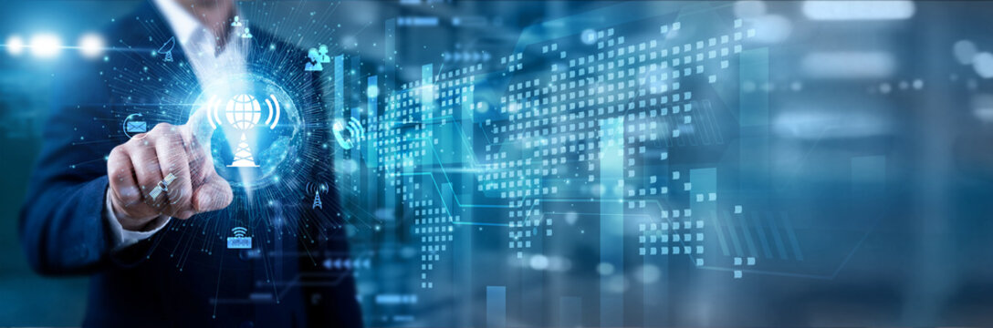 Data analyst tracks traffic, touching on circle global user data. Web Analytics measures performance on the world map, refining strategies via a detailed visitor behavior check list.