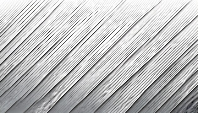 white background with abstract graphic diagonal lines