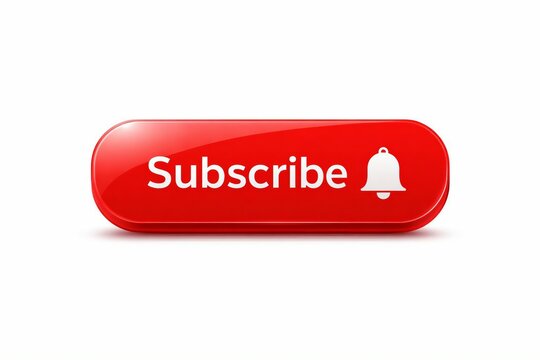 Red subscribe button with bell icon