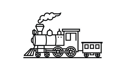 Steam train locomotive icon © Shumon Ahmad