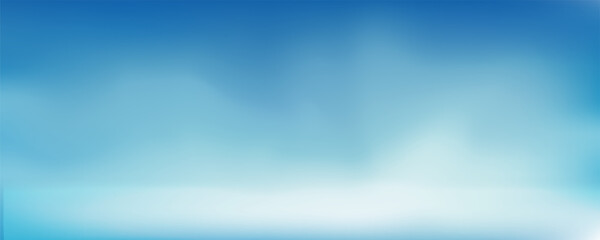 Sky blue background, Cloud over sea beach,Horizon summer landscape before sunset. © Subi
