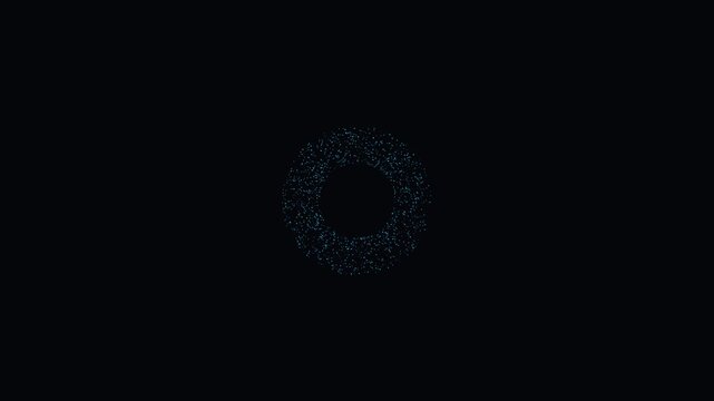 Circular Cybernetic Particle Swarm in Motion_loop