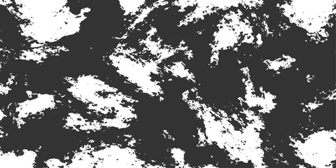Abstract grunge background texture with vintage black paint splashes, ink stains, floral elements and decorative wallpaper design effect © Faysal