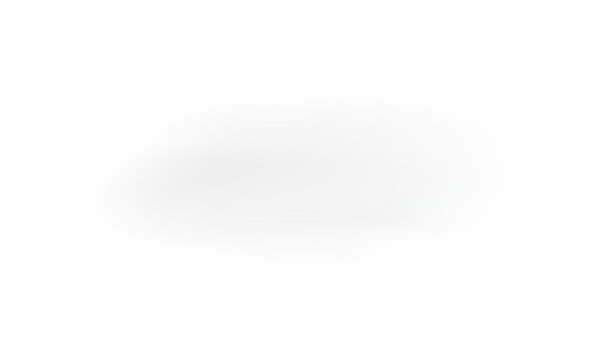 Single Pure White Cloud isolated on Transparent Background Vector illustration