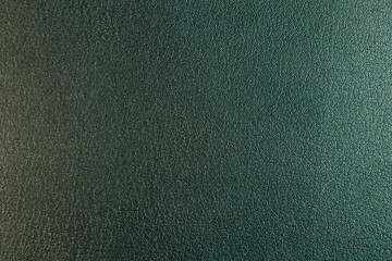 Fototapeta premium Green synthetic leather texture surface with fine grain pebble pattern