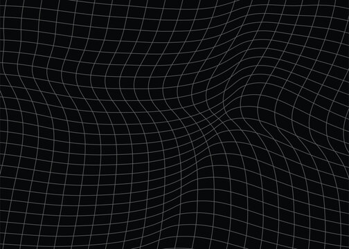 Futuristic grid pattern on black background for tech and cyberpunk design