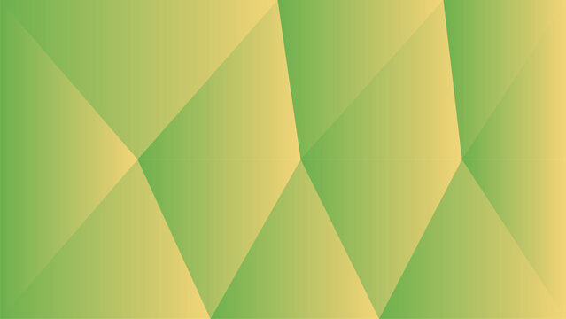 Green and yellow geometric pattern background