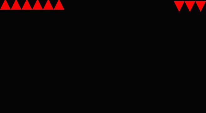 Abstract red triangle pattern motion animation background, for modern digital