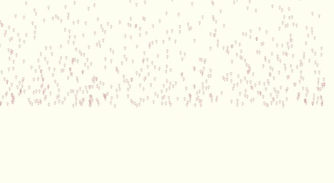 Animated light bulb pattern animation background, for creative business ideas