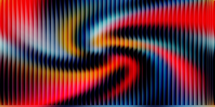 Colorful abstract digital noise pattern with bright stripes