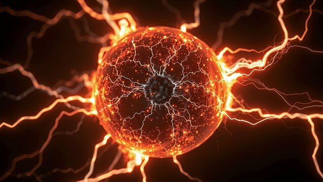 Transformer failure concept abstract energy disruption for power infrastructure analysis