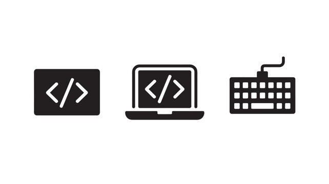 Coding and Programming Icons Set for Web Development and Software Projects