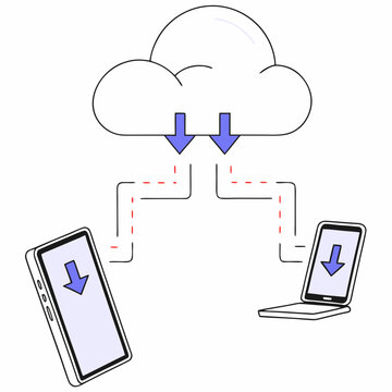 cloud computing concept