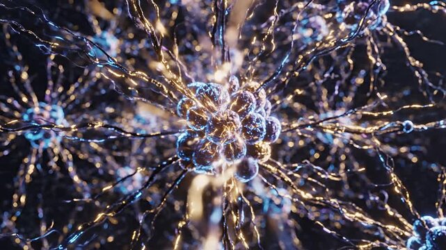 Abstract Neural Network Connections and Synapses Firing in Digital Space.