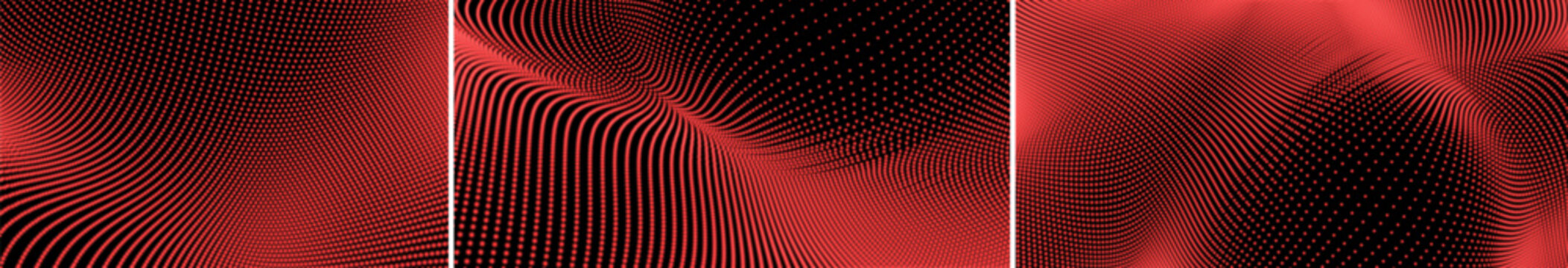 Convex background. Gradient texture. Grid surface. 3D illustration for brochure, poster, cover, card, presentation, flyer or banner.