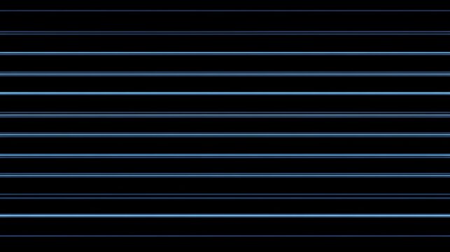 Horizontal Neon Blue Scanlines Background Overlay with Sci-Fi Cyberpunk Light Lines Effect for Video Editing and VJ Loops