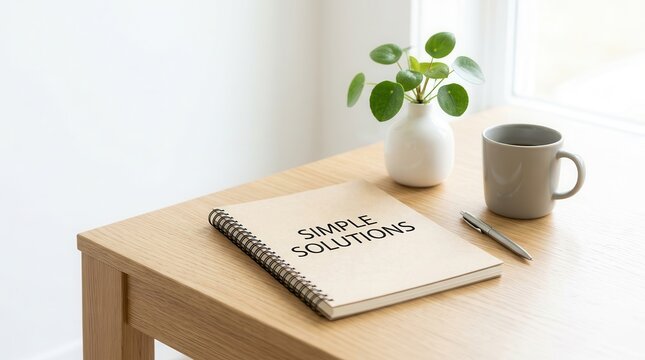 Minimalist simple solutions approach for problem solving and productivity planning.