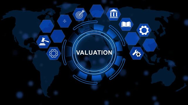 Valuation displaying iterative enhancement rings, process evolution mapping, and precision operational refinement architecture for enterprise excellence. animation
