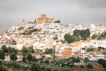 Obraz premium a view of Espejo town, province of Cordoba, Andalusia, Spain