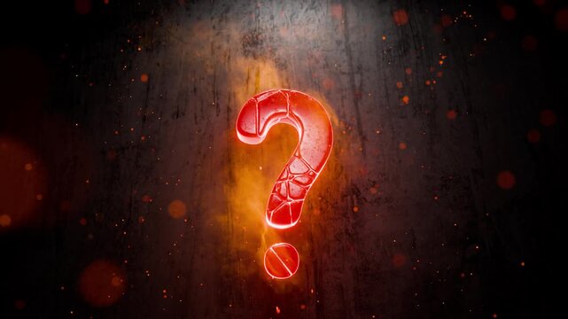 Question mark is on fire. Frequently asked questions. Answers to riddles. The concept of help. Why? For what? How to get there? How to find it? How does it work? How is it arranged?