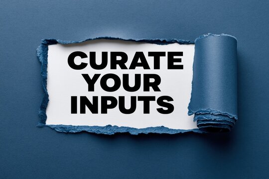 Curate Your Inputs a call for mindful consumption