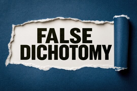 False Dichotomy a common logical fallacy explained