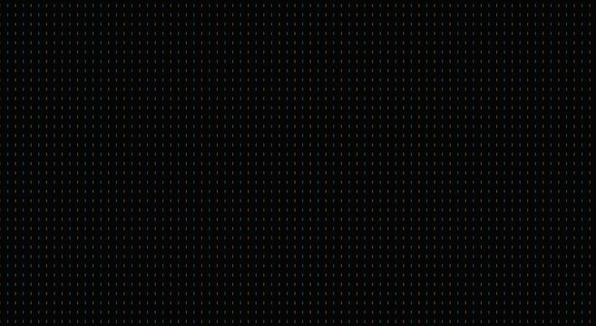 Digital data matrix animation background, with glowing blue, and gold binary code