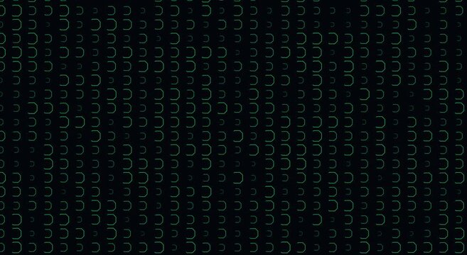 Digital green neon matrix abstract pattern motion animation background animation