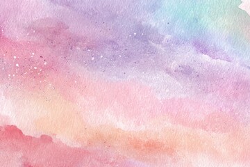 Fototapeta premium Soft pastel watercolor texture background for design projects