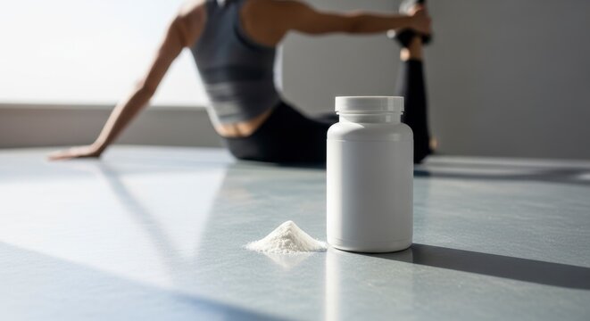 A Focus on Fitness: Exploring the Intersection of Nutritional Supplements and Exercise with a Model Practicing Stretching Techniques