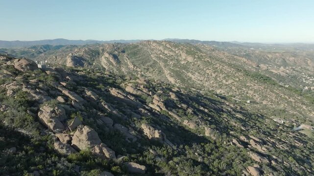 Brushland Simi Valley Greater Los Angeles Drone Aerial Footage