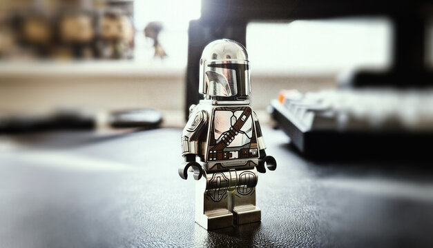 LEGO Star Wars The Mandalorian Television Series, Boba Jango Fett Minifigure, London, UK