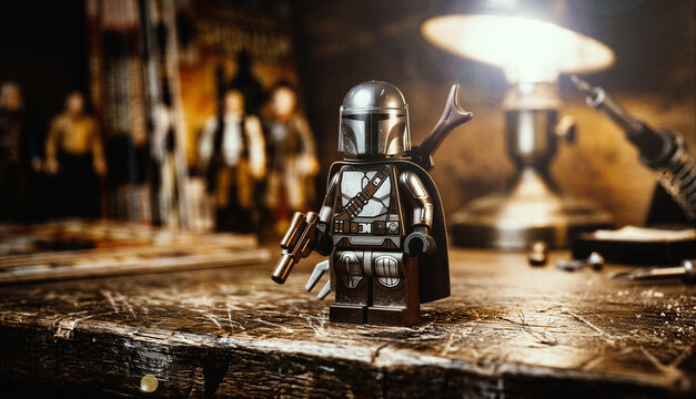 LEGO Star Wars The Mandalorian Television Series Minifigure, London, UK - May 2026