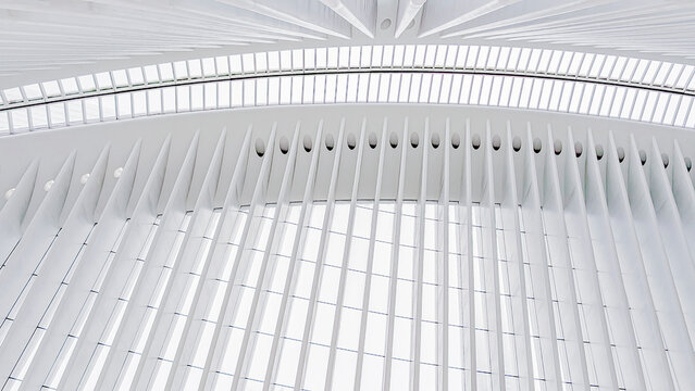 fragment futuristic glass building with economic cooperation