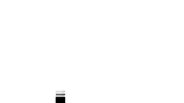 Minimalist animated black arrows pointing downward on white background, for ui direction
