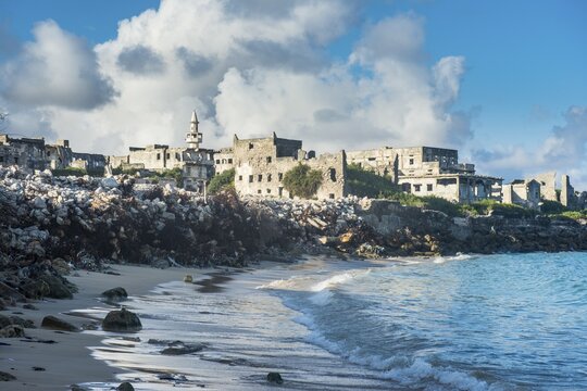 The old italian harbour of Mogadishu, Somalia