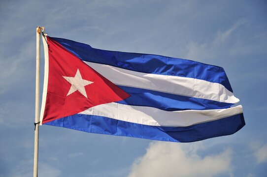 Cuban flag, Havana, Cuba, Caribbean