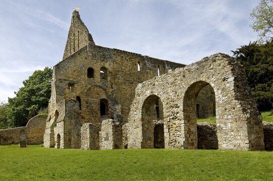 Battle Abbey is in the town of Battle near Hastings 1066 East Sussex England