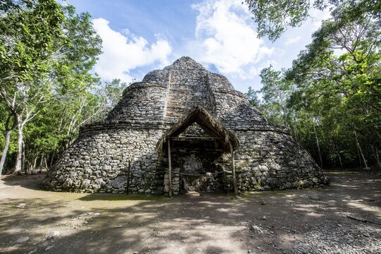 The archeological Maya site Coba, Quintana Roo, Mexico