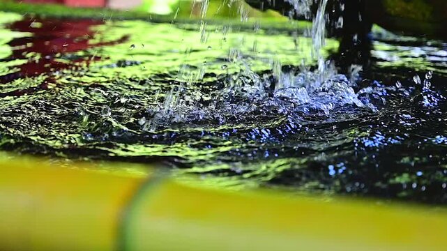 水盤舎の御浄め