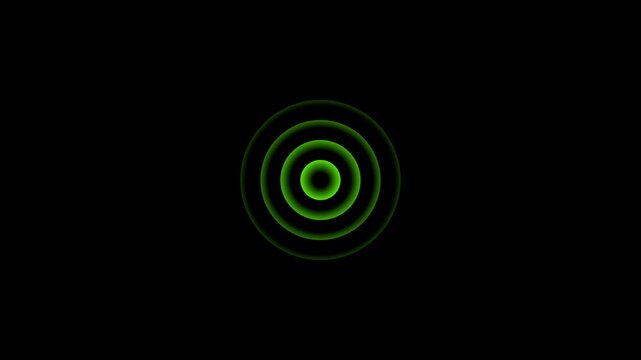 Abstract radio wave signal animation background  network tower produced radio wave concept.