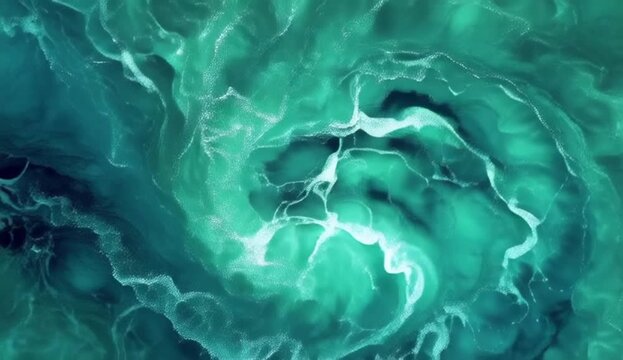 During the ebb and flow of the tides, the azure waters of the river and the sea harmoniously converge created with generative ai