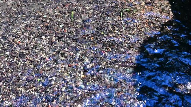 流れる清流