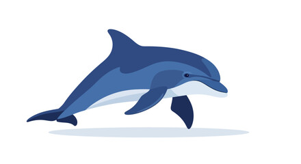 Blue Dolphin Illustration © A.CHOMSIN