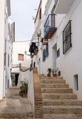 Fototapeta premium Gasse in Frigiliana, Andalusien