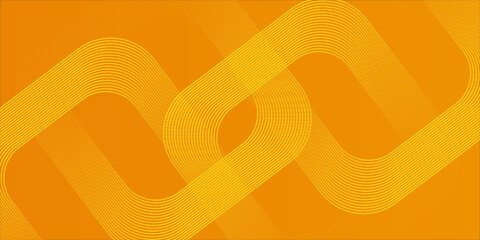Orange abstract background. Minimal pattern. Vibrant gradient geometric lines. Modern design. Suit for banner, cover, business, flyer, poster, website, brochure, corporate © Qomariyah .