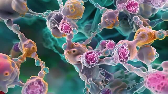 A network of interconnected keratinocytes forming a barrier against external elements.
