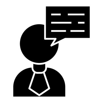 hiring manager Solid icon