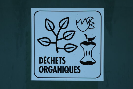 Panneau d&eacute;chets organiques