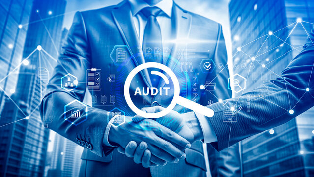 Audit concept. Business Audit check and evaluate financial statement, Financial auditing concept, Audit and Fraud Investigation